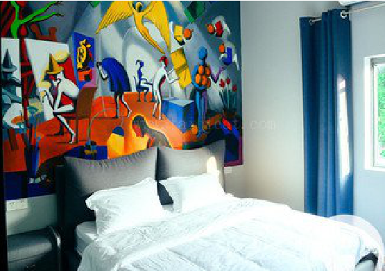 含山对于酒店的墙体彩绘而言更注重哪些方面？