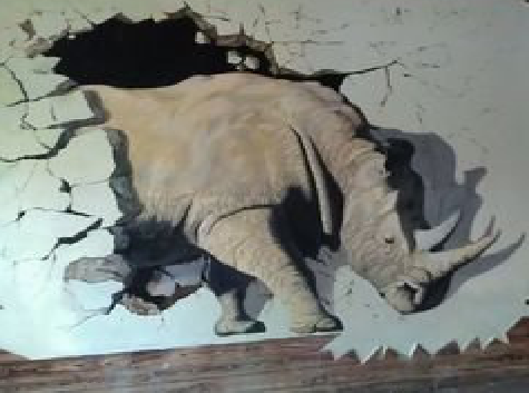 含山在墙绘中，如何绘制3D效果？