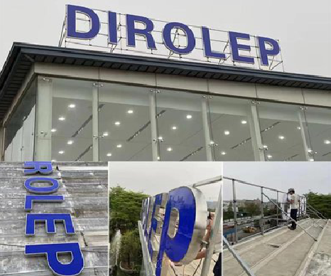 含山楼顶发光字安装的注意事项。